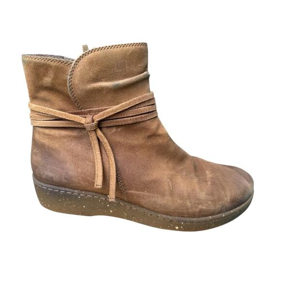 Dansko Shoes - Dansko Evelyn Brown Leather Ankle Boot Women size 40 US 10